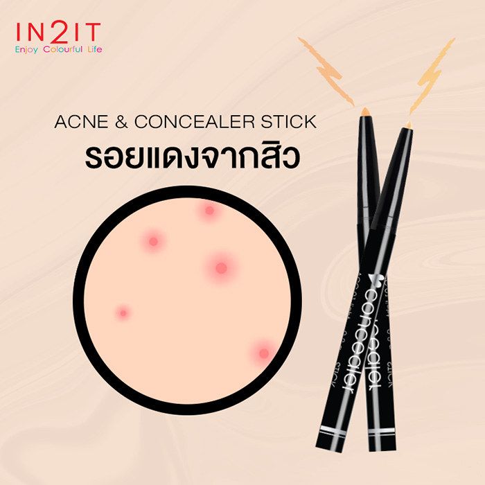 IN2IT Acne Care & Concealer Stick