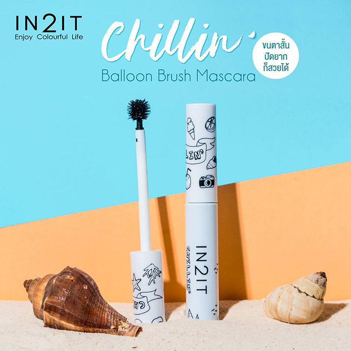 IN2IT Chillin Balloon Brush Mascara