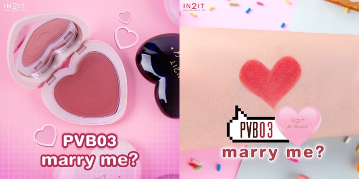 IN2IT Mini Heart Blush On