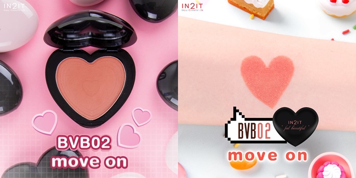 IN2IT Mini Heart Blush On