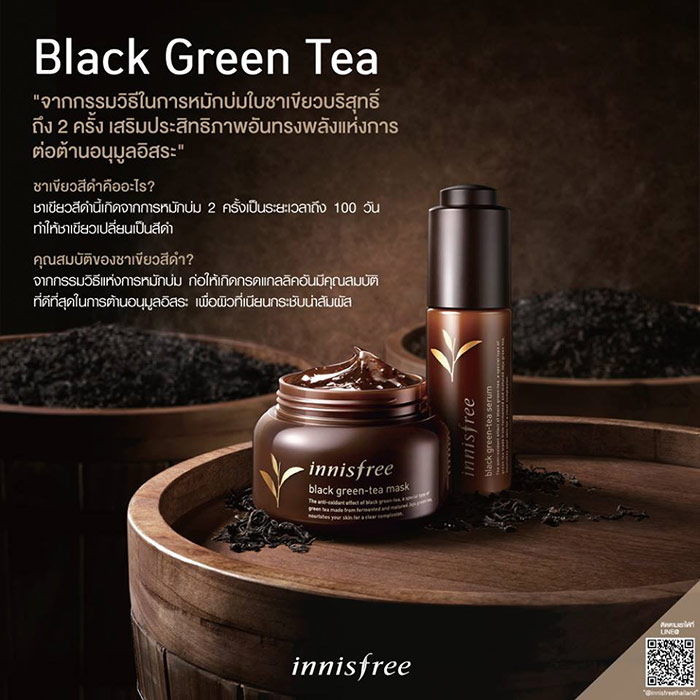 Innisfree Black Green Tea Cream