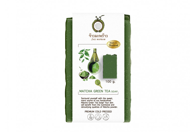Jao Mapraw Macha Green Tea Soap (Palm Oil Free)