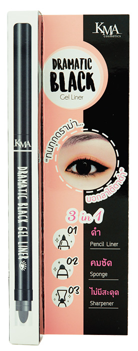 อายไลเนอร์ KMA Dramatic Black Gel Liner