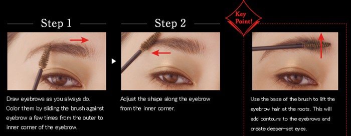 มาสคาร่าคิ้ว Kate 3D Eyebrow Color N