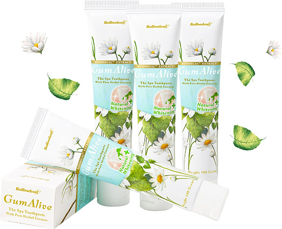 ยาสีฟัน Kolbadent Gum Alive Natural Whitening