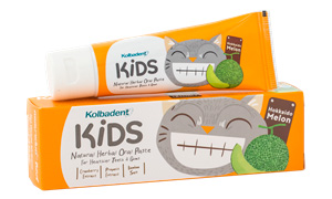 ยาสีฟันสำหรับเด็ก Kolbadent Kids Natural Herbal Oral Paste