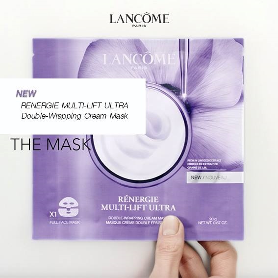 แผ่นมาสก์หน้า Lancome Renergie Multi Lift Ultra Double Wrap Mask