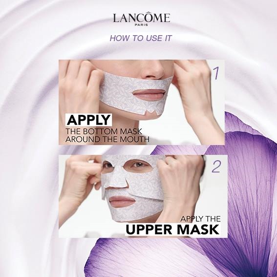 แผ่นมาสก์หน้า Lancome Renergie Multi Lift Ultra Double Wrap Mask