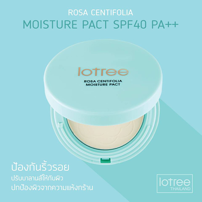 Lotree Rosa Centifolia Moisture Pact SPF40/PA  