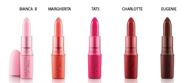 MAC Giambattista Valli Lipstick Shades