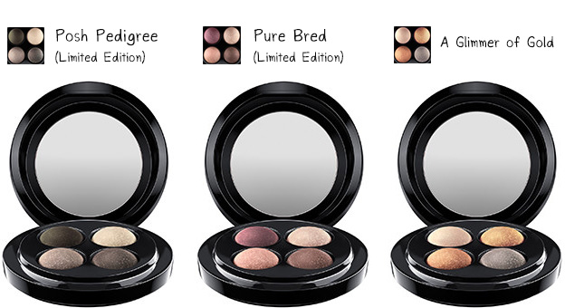 MAC mineralize eye shadow x4