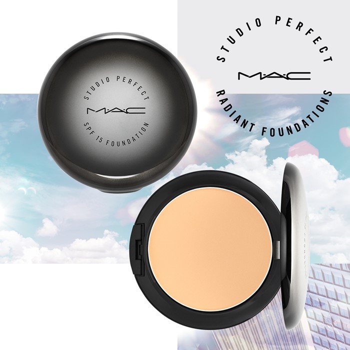 แป้งผสมรองพื้น MAC Studio Perfect SPF15/PA  Foundation Radiant Intensified Moisture-Fushion Complex