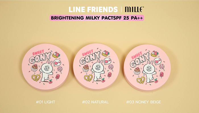 Mille Brightening Milky Pact SPF48/PA  