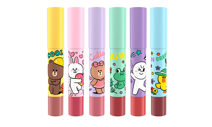 Mille Line Friends Iconic Crayon Lip Color