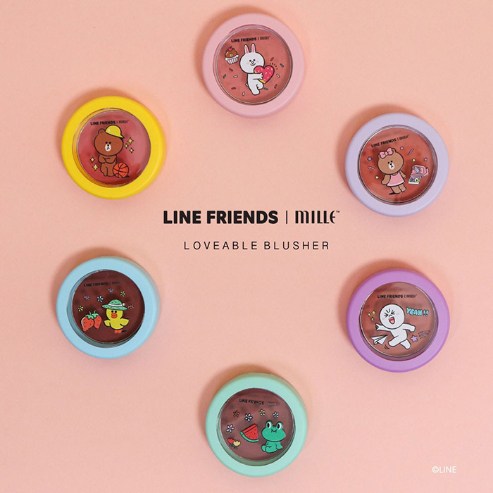 Mille Line Friends Lovable Blusher