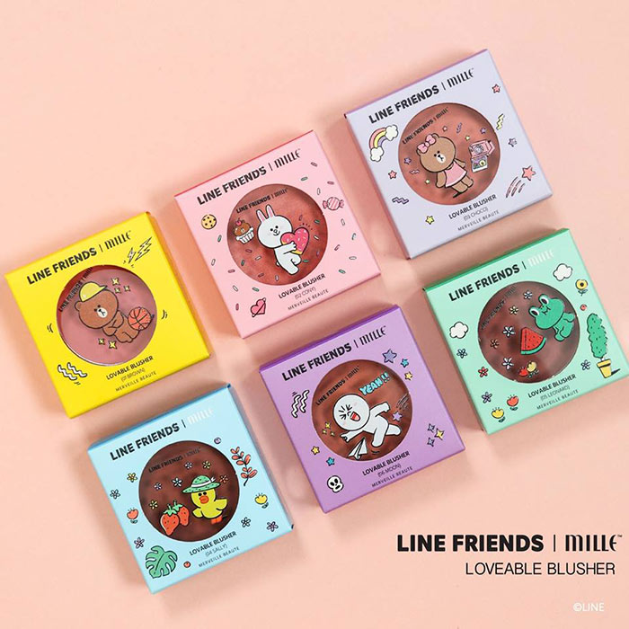 Mille Line Friends Lovable Blusher