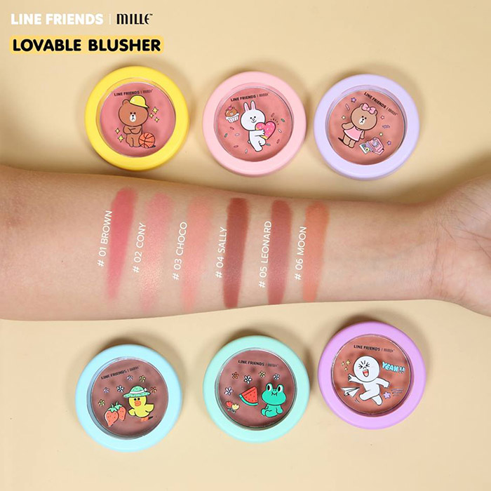 Mille Line Friends Lovable Blusher