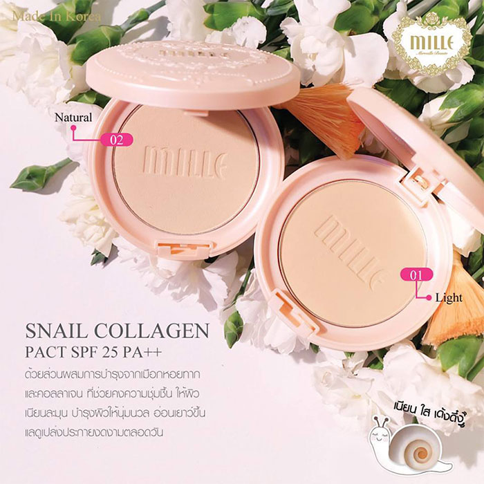 Mille Snail Collagen Pact SPF25/PA  