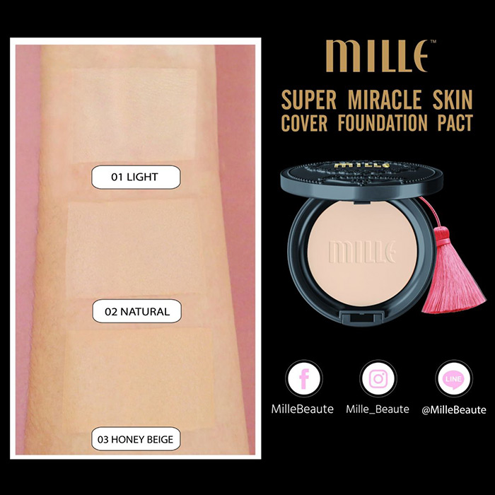 Mille Super Miracle Skin Cover Foundation Pact