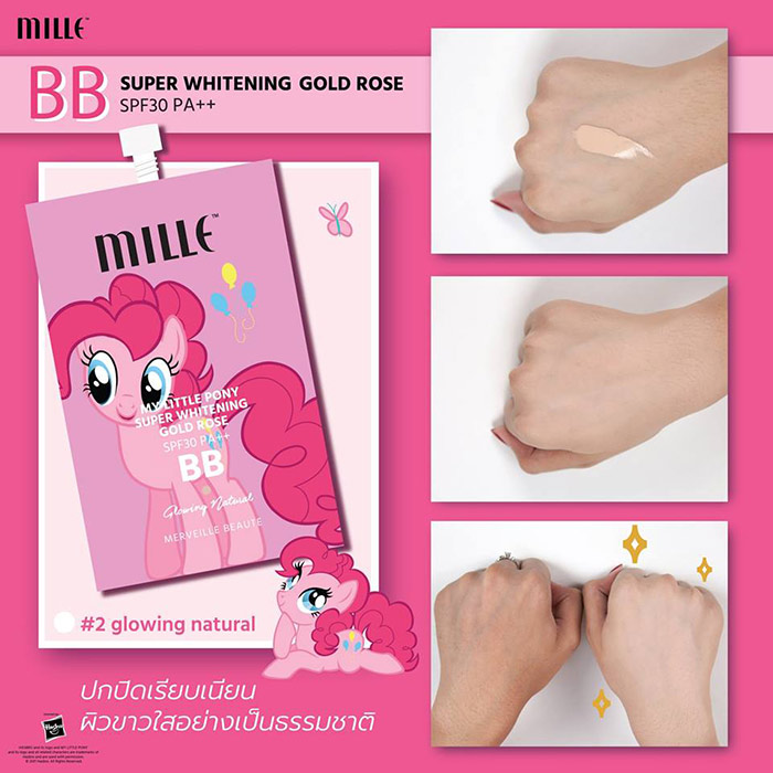 Mille Super Whitening Gold Rose BB Cream SPF 30/PA   