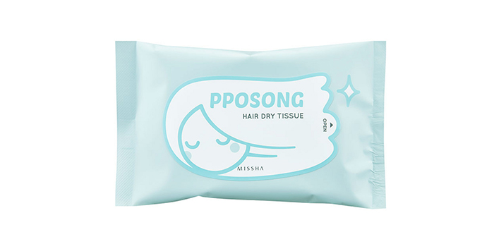 Missha Pposong Hair Dry Tissue