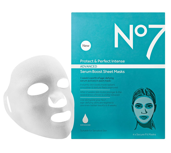 มาสก์ No7 Protect & Perfect INTENSE ADVANCED Serum Boost Sheet Mask