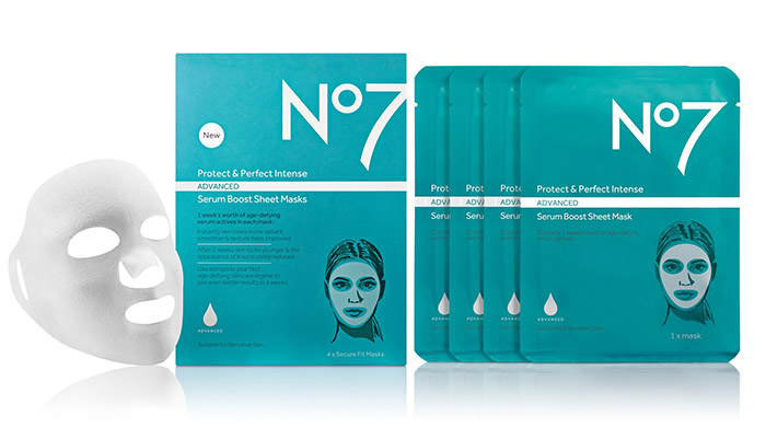 มาสก์ No7 Protect & Perfect INTENSE ADVANCED Serum Boost Sheet Mask