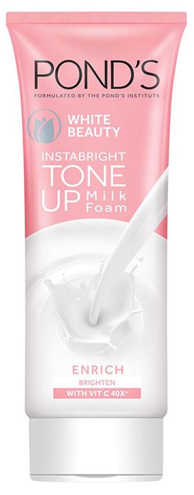 โฟมล้างหน้า Pond's Instabright ToneUp Milk Foam