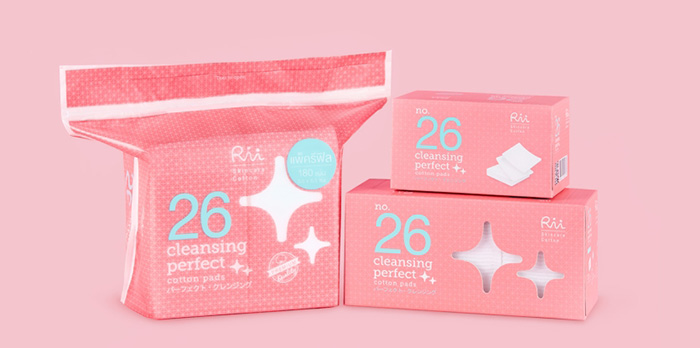 สำลี Rii No.26 Cleansing Perfect Cotton Pads