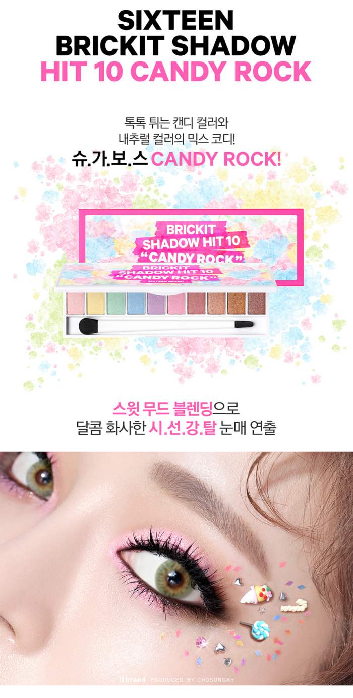 Sixteen Brand 16 Brickit Shadow Hit 10 Candy Rock