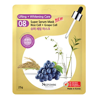 แผ่นมาสก์หน้า Skindom Super Serum Mask