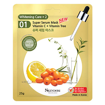 แผ่นมาสก์หน้า Skindom Super Serum Mask