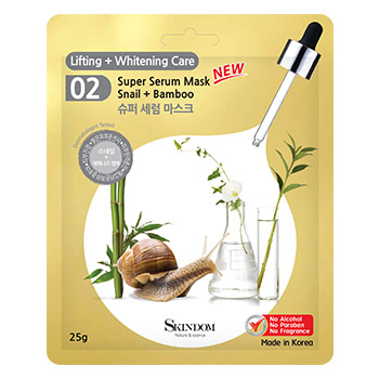 แผ่นมาสก์หน้า Skindom Super Serum Mask