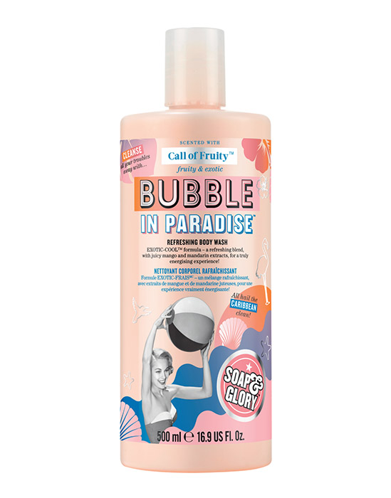 ครีมอาบน้ำ Soap & Glory Call of Fruity Bubble in Paradise Refreshing Body Wash