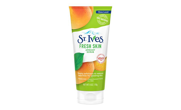 สครับสำหรับผิวหน้า St.Ives Fresh Skin Apricot Facial Scrub