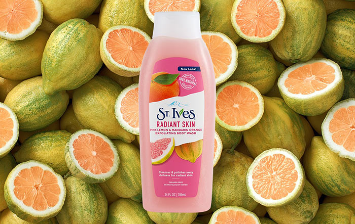St.Ives Radiant Skin Pink Lemon & Mandarin Orange Exfoliating Body Wash