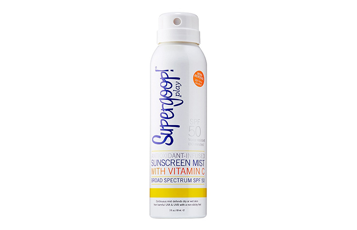 Supergoop! Antioxidant-Infused Sunscreen Mist with Vitamin C SPF50