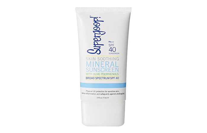 Supergoop! Skin Soothing Mineral Sunscreen with Olive Polyphenols SPF40