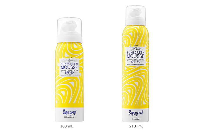 Supergoop! Super Power Sunscreen Mousse SPF50