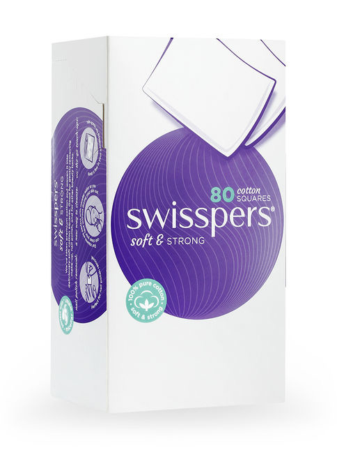 สำลี Swisspers Cotton Squares