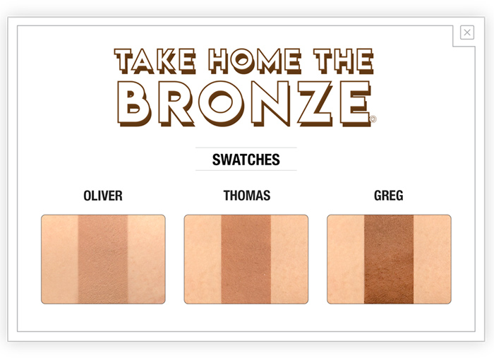 บรอนเซอร์ The Balm Take Home The Bronze