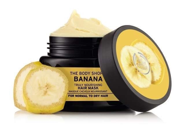 มาสก์บำรุงเส้นผม The Body Shop Banana Truly Nourishing Hair Mask