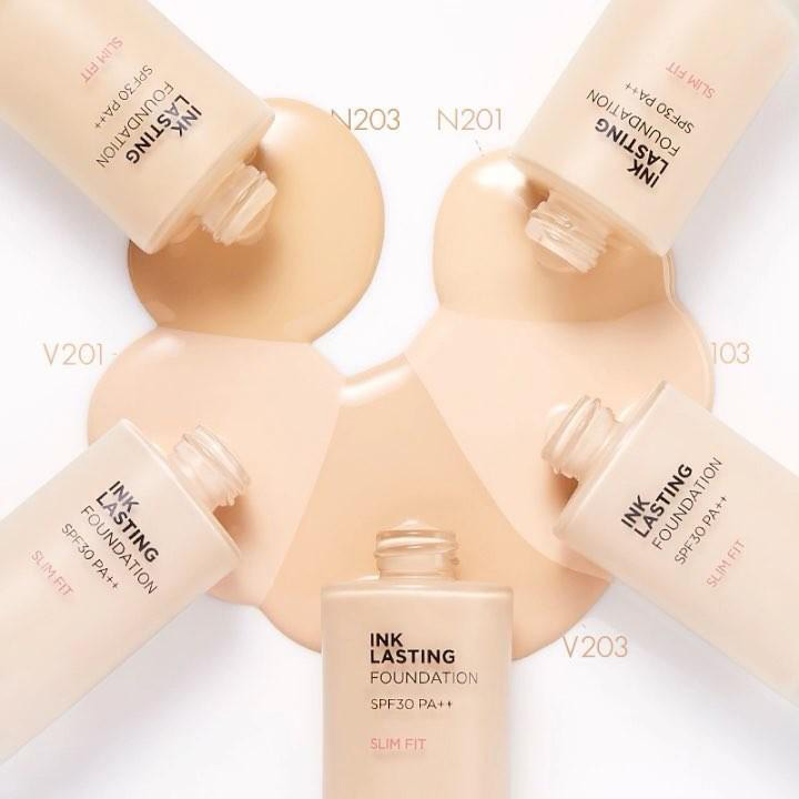 รองพื้น The Face Shop Ink Lasting Foundation Slim Fit