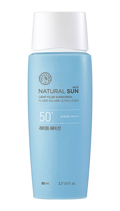 ครีมกันแดด THEFACESHOP Natural Sun Fluid SPF50+ PA+++