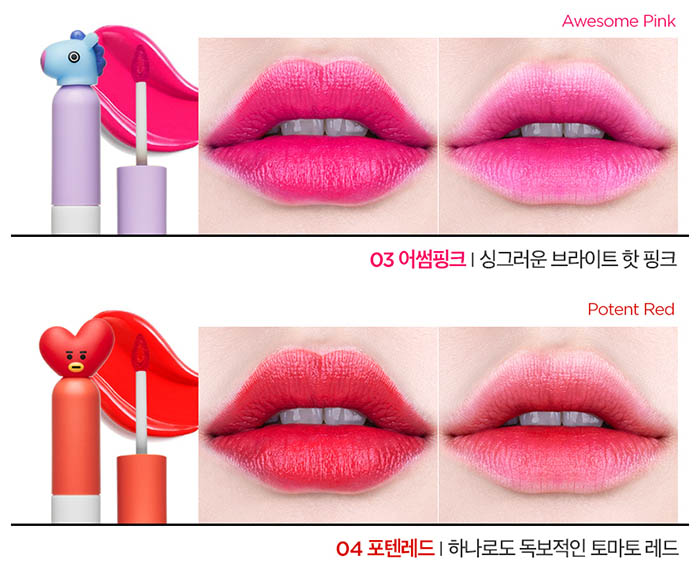 ลิปทินต์ VT x BT21 Glow Lip Lacquer