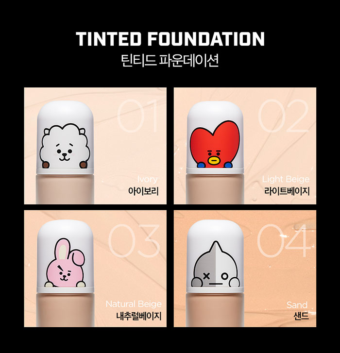 รองพื้น VT x BT21 Tinted Foundation