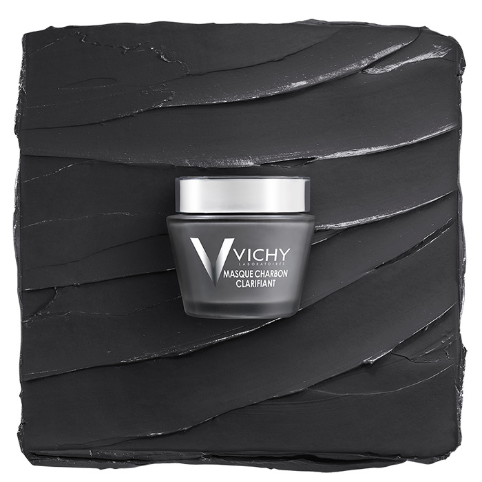 มาสก์ Vichy Mineral Mask : Detox Clarifying Charcoal Mask