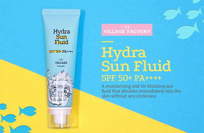 Village 11 Factory Hydra Sun Fluid SPF50/PA++++