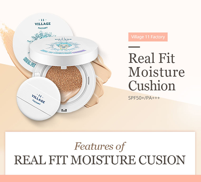 Village 11 Factory Real Fit Moisture Cushion SPF50 /PA    