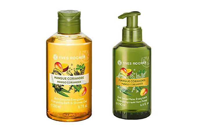 Yves Rocher Energizing Liquid Hand Soap Mango Coriander